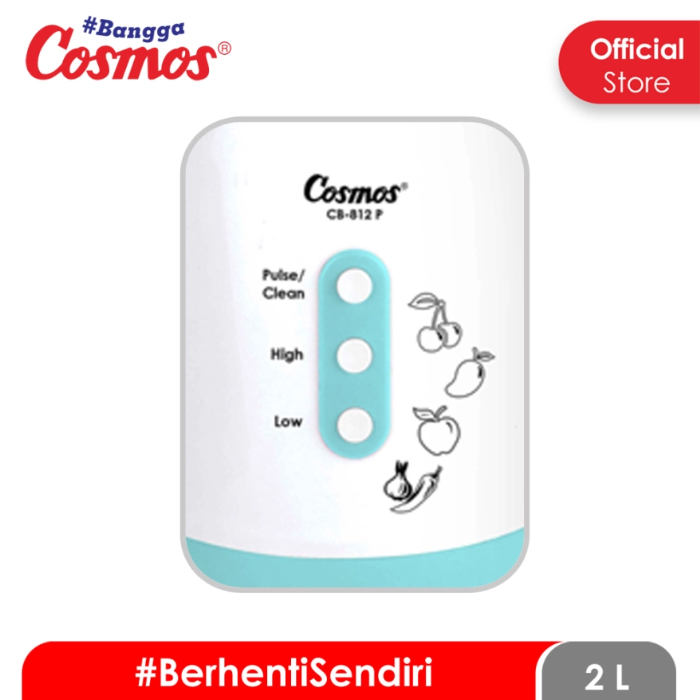 Cosmos Blender Plastik 3in1 2 Liter - CB812P | CB-812 P